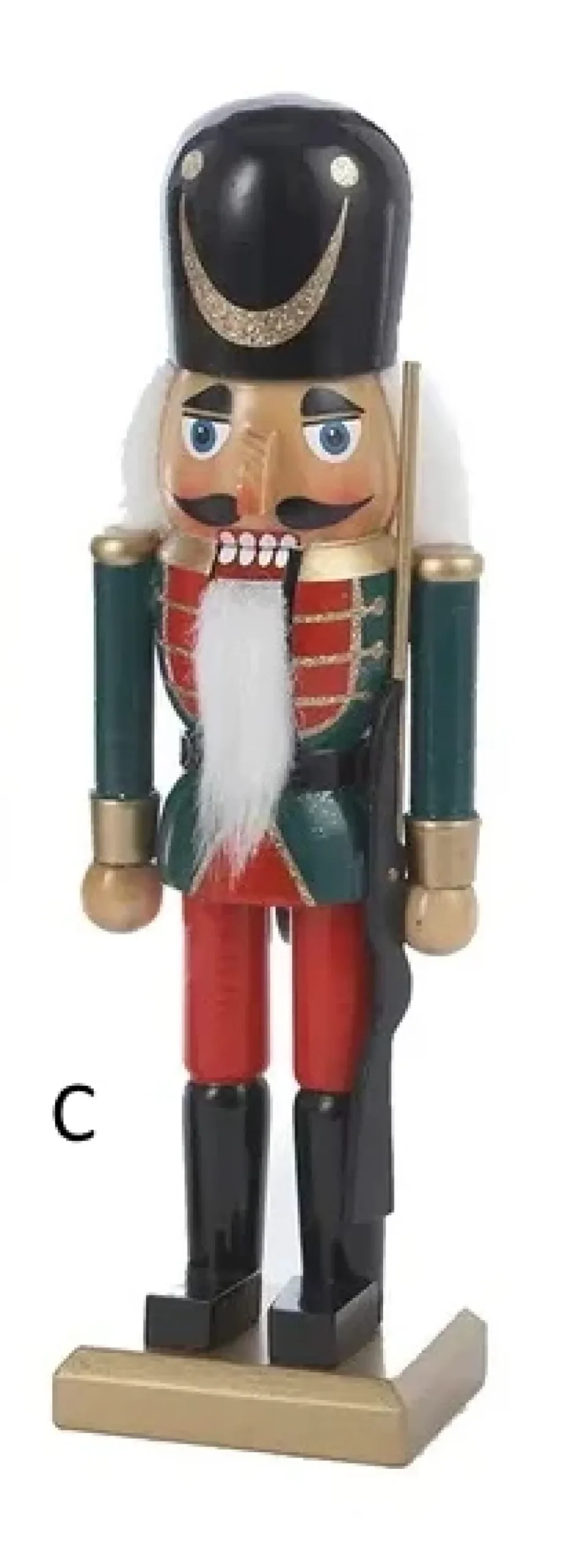 10" Wooden Soldier Nutcrackers, 3 Assorted, C6194, Kurt Adler