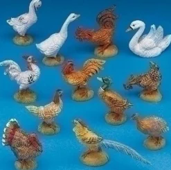 Barnyard Birds 5", Fontanini. 51517