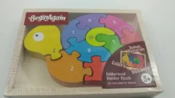 Begin Again, Wooden Snail Number Puzzle, 11202, Puzzles