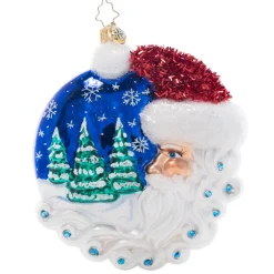Cr, Christmas Village Santa, 1021562, Radko