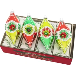 Cr, Holiday Splendor 4 Count 7" Reflector Tulips, 4027994, Radko