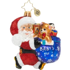 Cr, Hurry Santa Gem, 1020243, Christopher Radko
