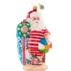 Cr, Wishing For Waves Santa, 1020890, Christopher Radko