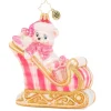 Cr, A Beary Good Girl Sleigh, 1020395, Christopher Radko