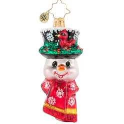 Cr, A Snowman Worth Flocking To, Gem, 1020672, Christopher Radko