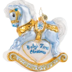 Cr, Baby's First Christmas Foal, 1020687, Christopher Radko