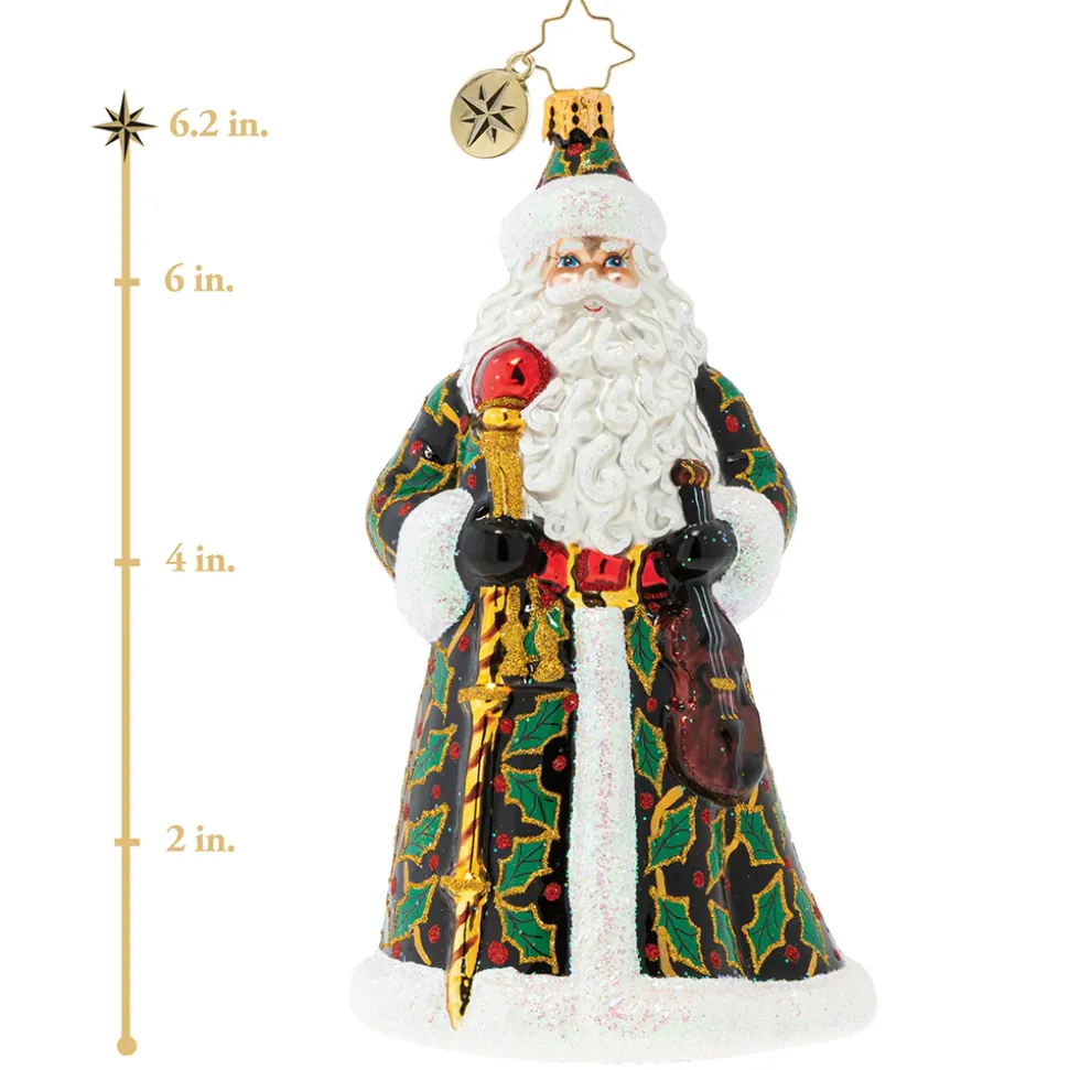 Cr, By Golly, Santa Loves Holly, 1020571, Christopher Radko