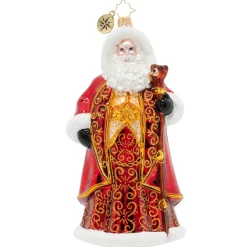 Cr, Crimson-Clad Santa, 1020302, Christopher Radko
