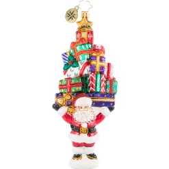 Cr, Gift Liftin' Santa, 1020695, Christopher Radko