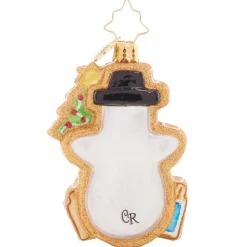 Cr, Gingerbread Snowman Gem, 1021413, Radko. Gem