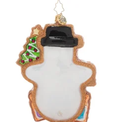 Cr, Gingerbread Snowman, 1021108, Radko