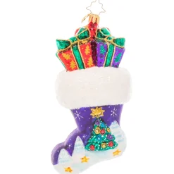 Cr, Night Before Christmas Stocking, 1021122, Radko