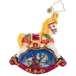Cr, Resplendent Rocking Horse Gem, 1021407, Radko, Gem