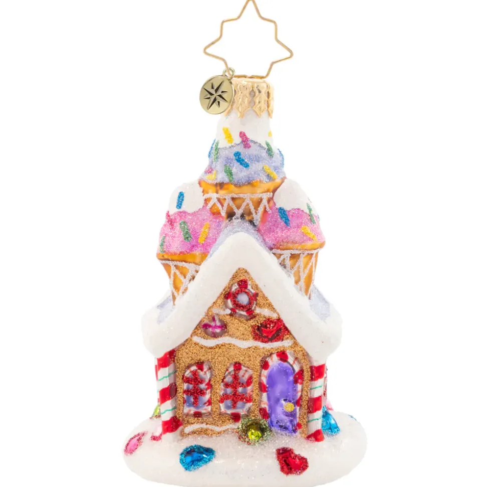 Cr, Sprinkled Sundae Chalet, Gem, 1021412, Radko