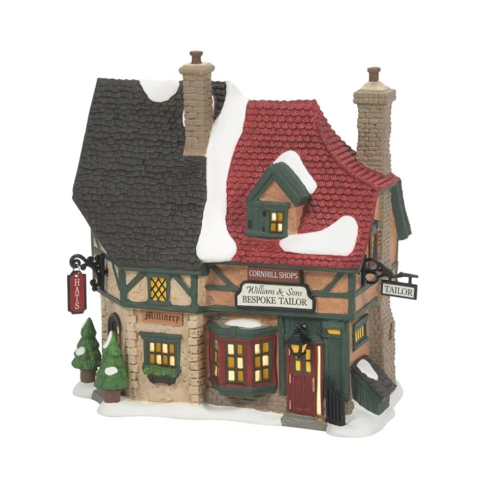 Dv, Christmas Carol Cornhill Shops, 6011402, Dickens Village