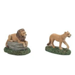 Dv, Zoological Gardens Lions St2, 6011454, Dickens Village