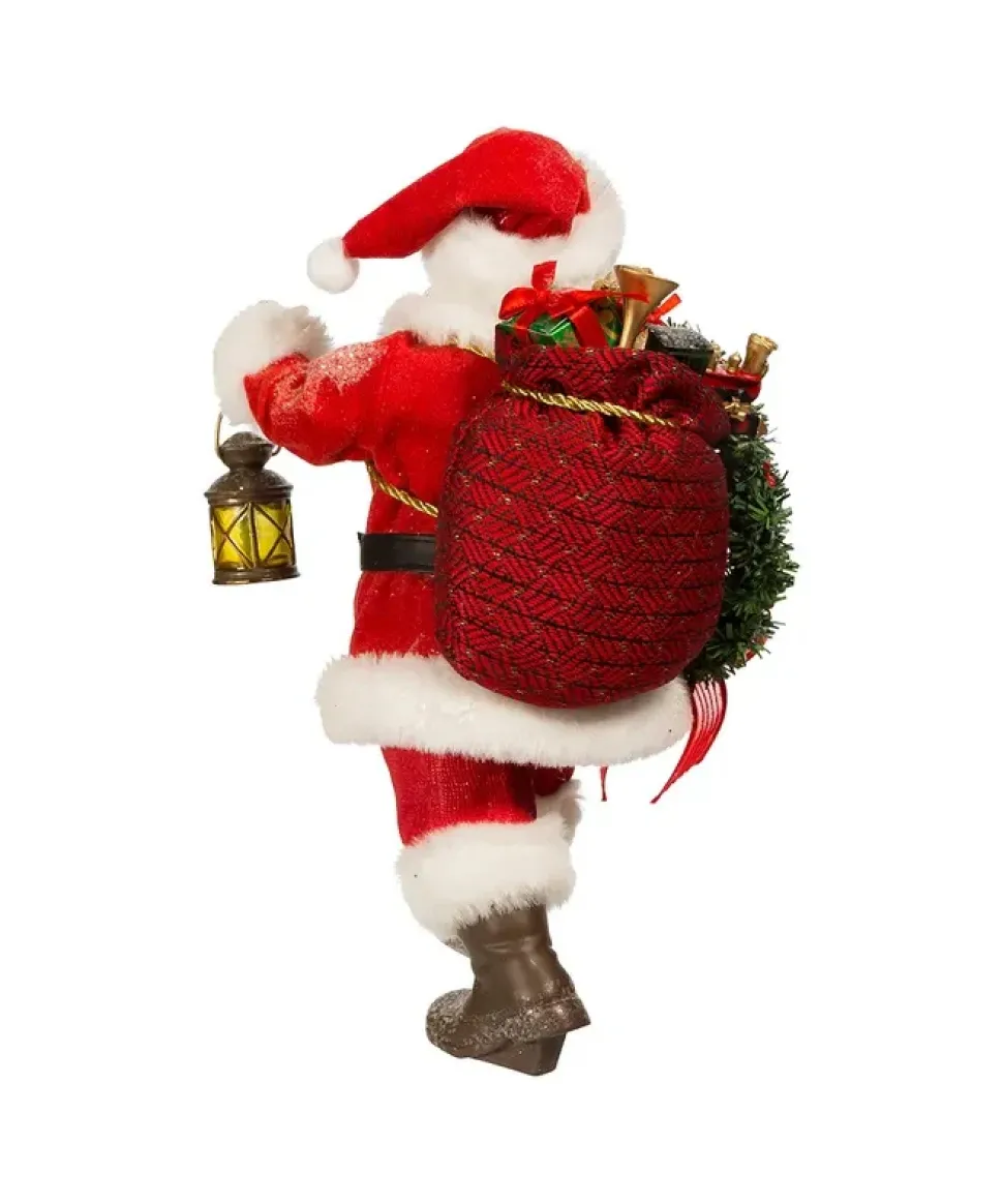 Fabriche™ Santa With Wreath And Lantern, Fa1067