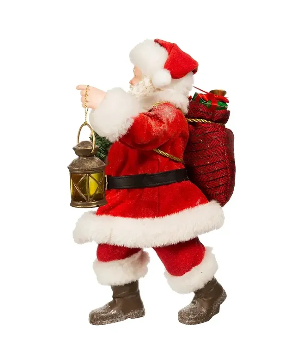 Fabriche™ Santa With Wreath And Lantern, Fa1067