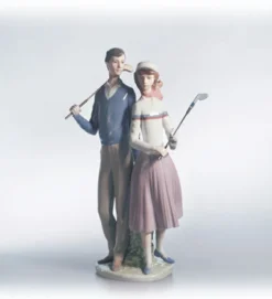 Golfing Couple