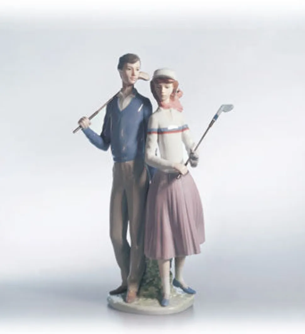 Golfing Couple