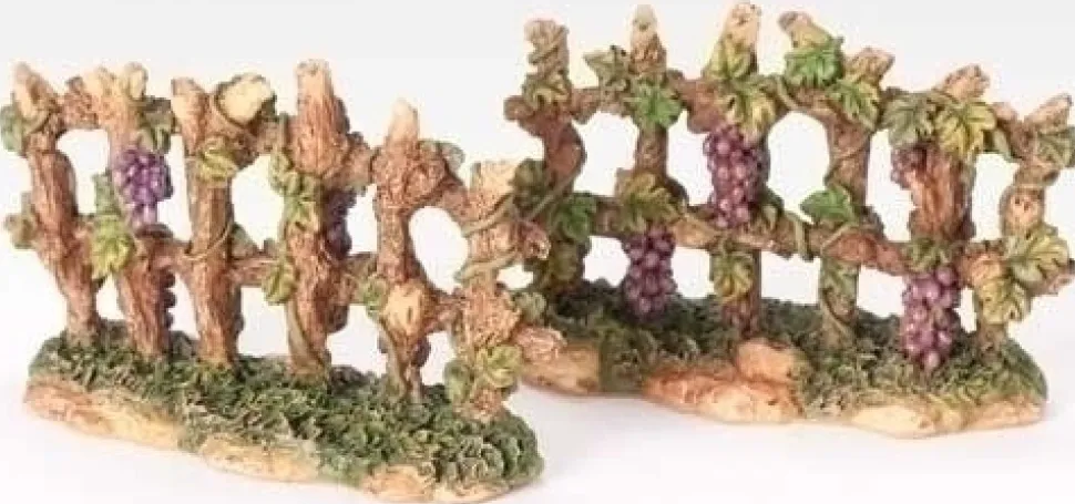 Grapevine Fences 2Pc St 4", Fontanini, 59527