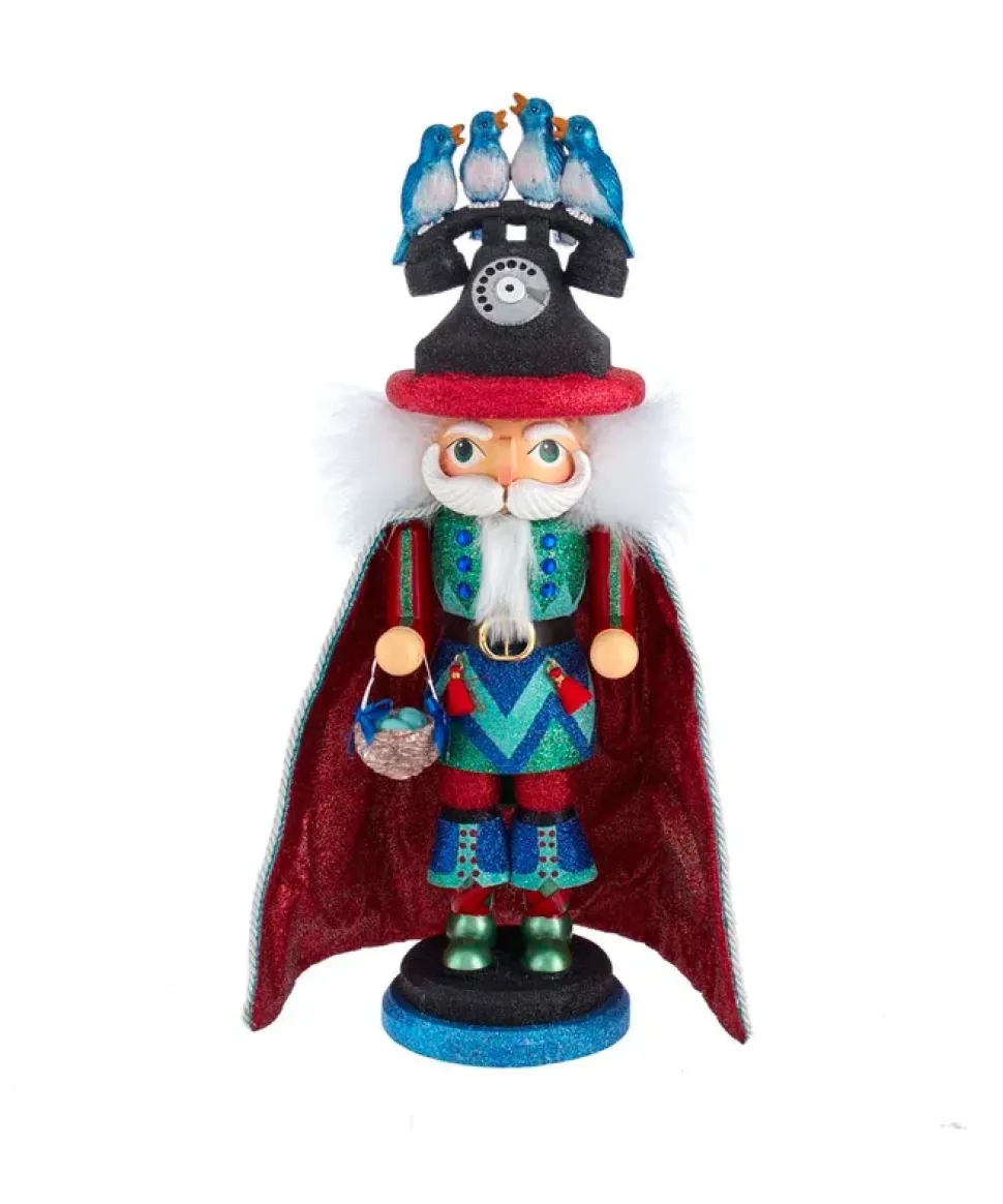 Hollywood Nutcrackers™ Four Calling Birds Nutcracker, Ha0516, Hollywood, Kurt Adler