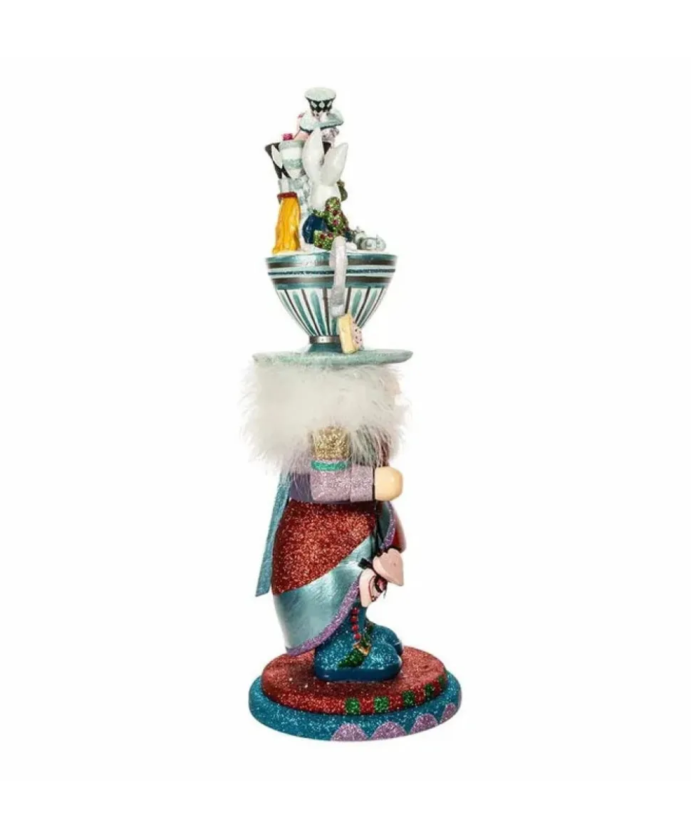 Hollywood Aiw Nutcrackers™ Alice Teacup Hat Nutcracker, Ha0622, Kurt Adler