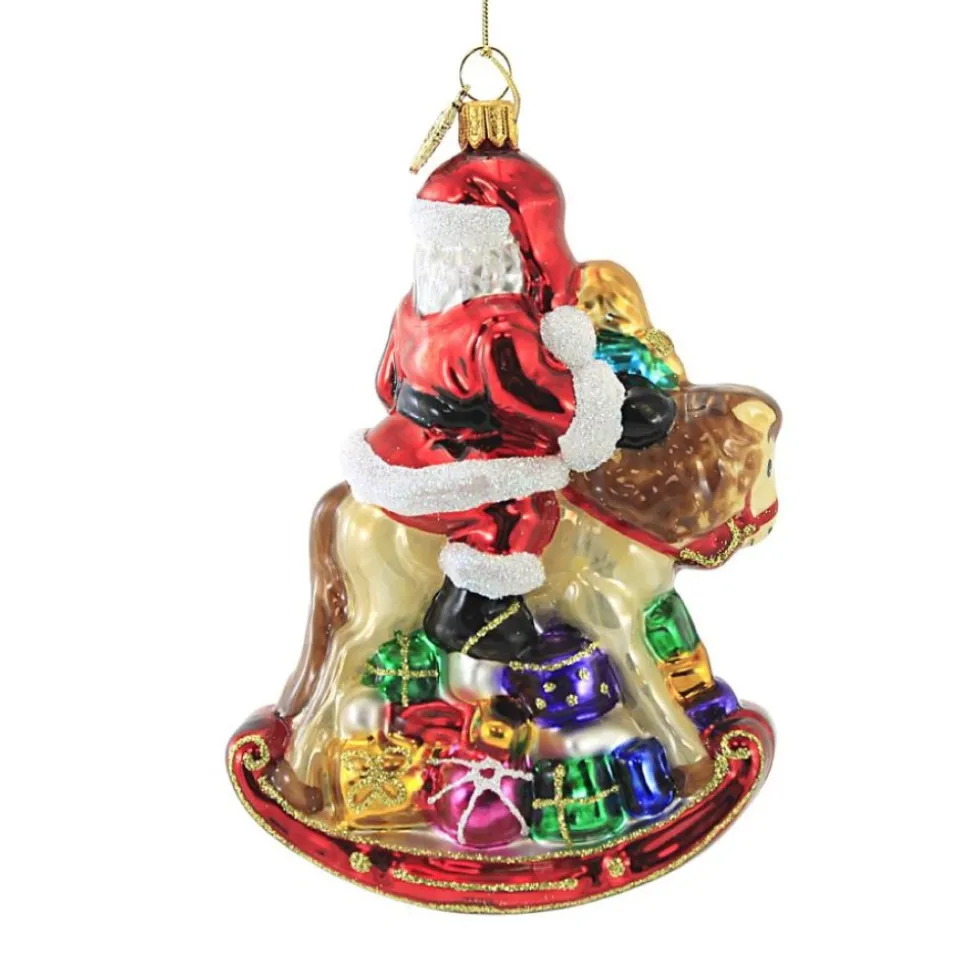 Huras, Santa On Rocking Horse, Doll Christmas, S229