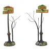 Hv, Creepy Village Street Signs, 6007705, Halloween Village