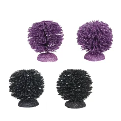 Hv, Halloween Glittered Shrubs, 6005574, Halloween Village