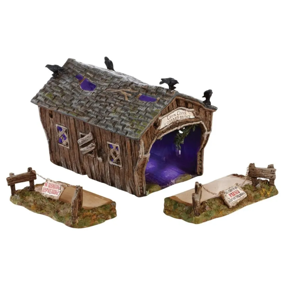 Hv, Crow Creek Covered Bridge, 4030784, Halloween Village