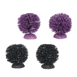 Hv, Halloween Glittered Shrubs, 6005574, Halloween Village