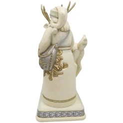 Jim Shore, Holiday Lustre Santa/Reindeer, 6006615, Heartwood Creek