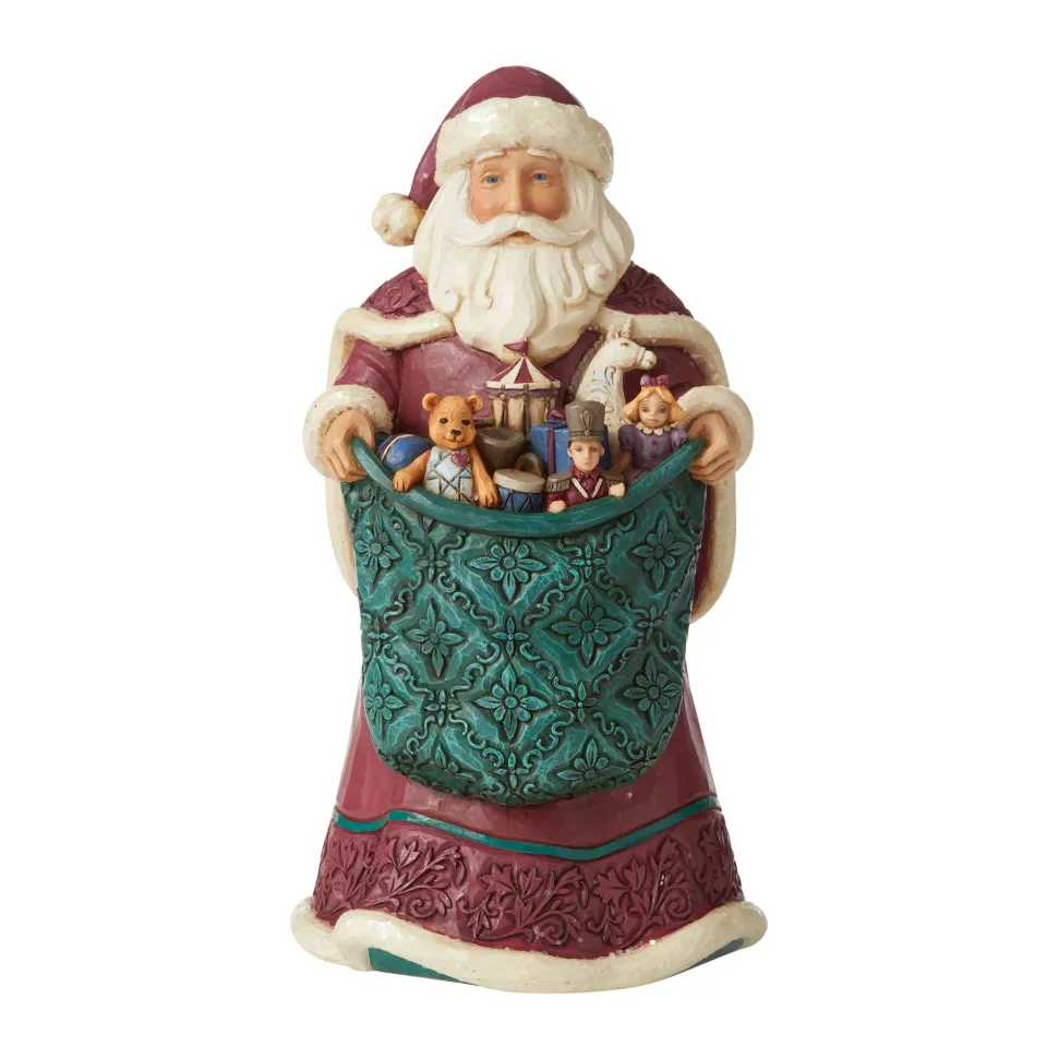 Jim Shore, Victorian Snowman With Toy Bag, 6006595, Heartwood Creek