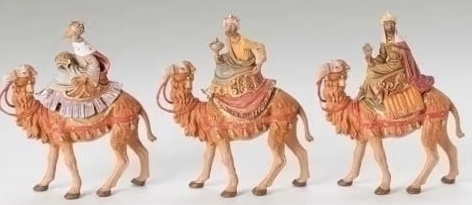 5" Kings On Camels Figs Resculpted, 3 Piece St, 5" Fontanini, 71514