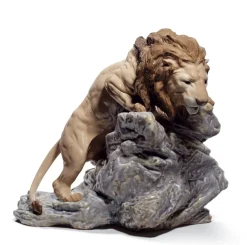 Lion Pouncing