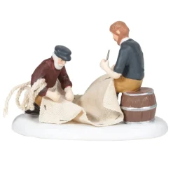 Nev, Mending The Sails, 6005423, New England Village