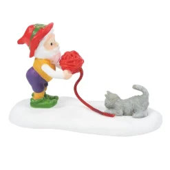 Np, Kitten Tested For Best Mittens, 6007616, North Pole Village