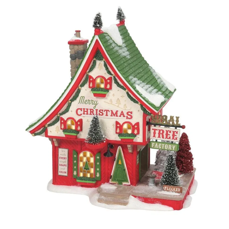 Np, North Pole Sisal Tree Factory, 6009763, North Pole Village