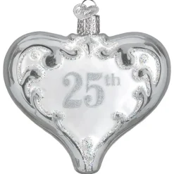 Owc 25Th Anniversary Heart Ornament, 30055
