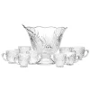 10 Piece Set Includes Bowl, Ladle, And 8 Cups