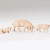 Pig Family Nativity 3Pc St 5", Fontanini, 54081