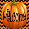 Pumpkin Chevron