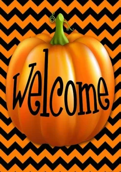 Pumpkin Chevron