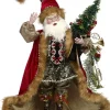 Santa Down The Chimney By Mark Roberts