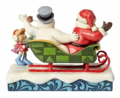 Santa Frosty The Snowman And Karen Sleigh