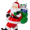 Santa Vaccine Ornament, A2129, Kurt Adler
