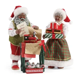 Santa Wrapped And Ready African American, 6003869, Possible Dreams
