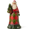 Santa With Evergreen