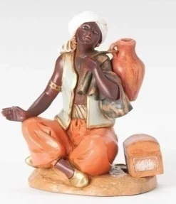 Seated Camel Driver, 12", Fontanini, 52905